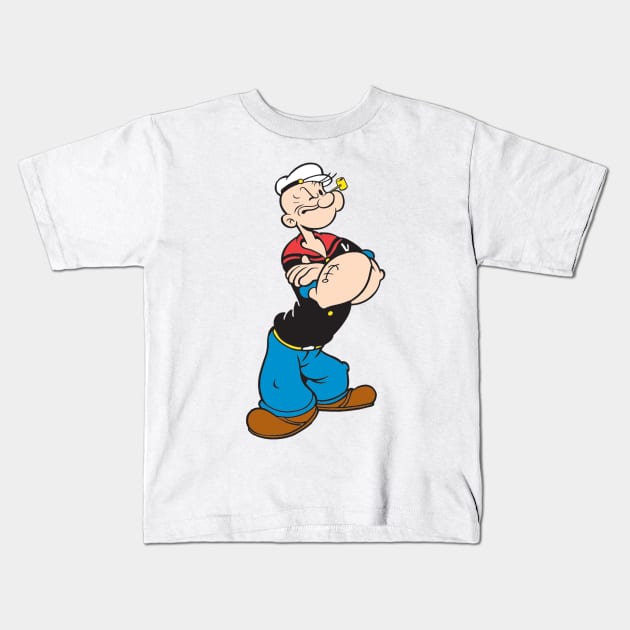 popeye Kids T-Shirt by randycathryn